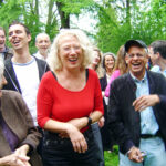Group of Laughing People