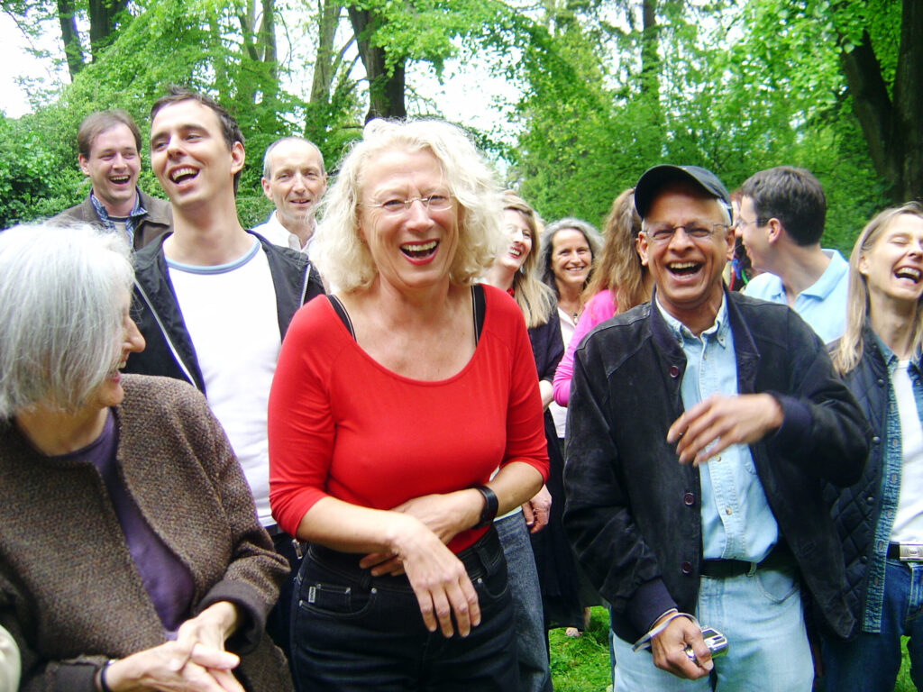 Group of Laughing People