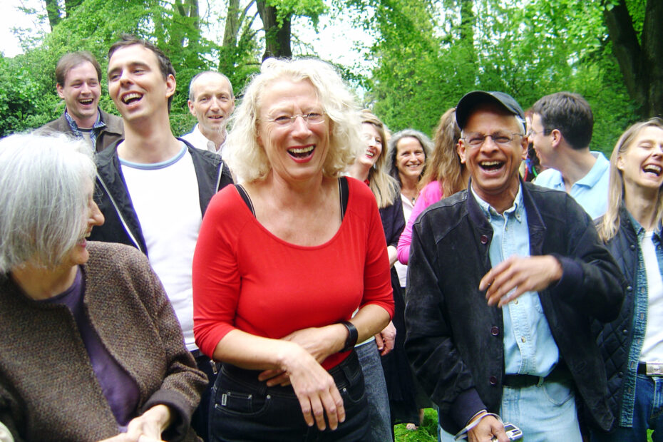 Group of Laughing People